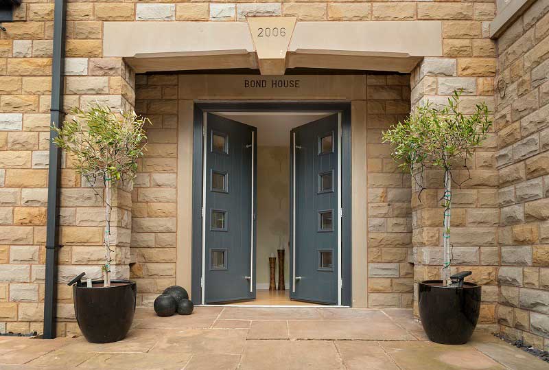 Double Composite Front Doors