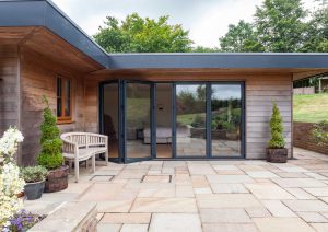 Bifold Door exterior view in milton keynes