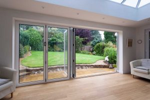 interior view of Bifold Doors in a building in Milton Keynes